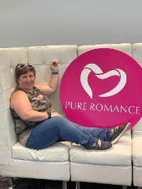 Pure Romance Company Logo by Chastity High Bear in Madison SD