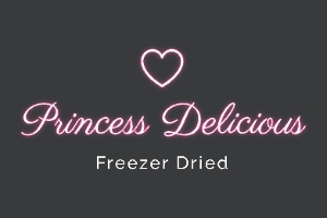 Princess Delicious Freeze Dried Candy Company Logo by Tricia Cormier in Fairfield ME