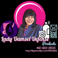 Lady Damsel Defense Products Company Logo by Rachelle Thomas in Verona 