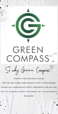 Green Compass Global-Organic CBD Products Company Logo by Nikki Rasmussen in Rockledge FL