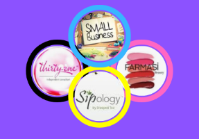 Thirty-one Gifts, Sipology Steeped Tea and Farmasi Beauty Influencer Company Logo by Jody McMillan in Hamilton ON