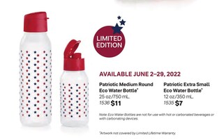 Patriotic Water Bottle Extra small (12oz)