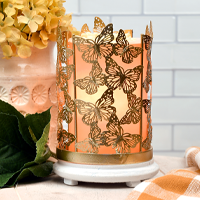 Golden Butterflies Accent Shade