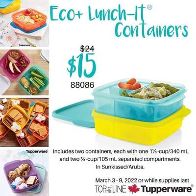 Eco + Lunch it containers