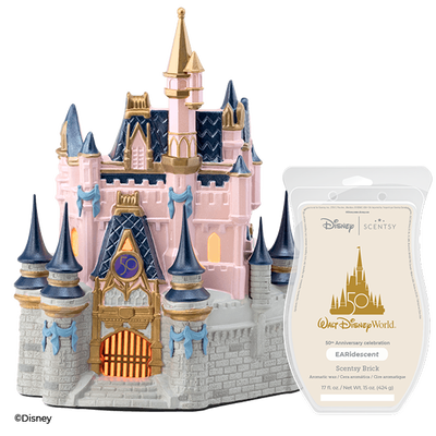 Pre-Order Disney Cinderella Castle & 50th anniversary Scentsy Brick