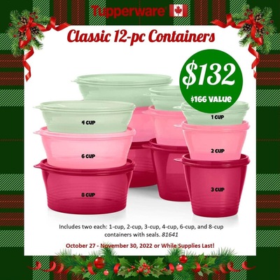 Classic 12 pc cannisters